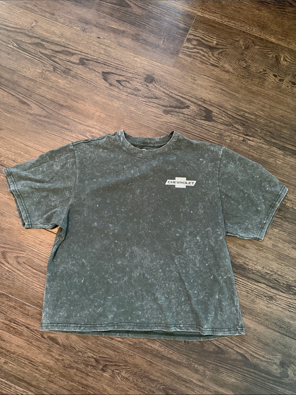 Men’s Chevy Blazer Mineral Wash Green/grey Short Sleeve T‑Shirt size L